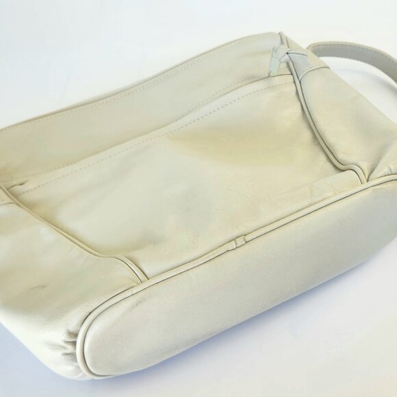 Vintage - Off-white - Genuine Leather Shoulder Bag - Made in Korea - Picture 12 of 12
